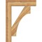 Ekena Millwork Westlake Block Rough Sawn Bracket, Western Red Cedar, 6"W x 32"D x 44"H BKT06X32X44WTL05RWR - alternate 4